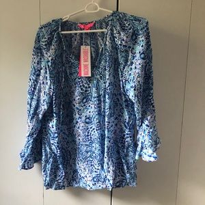 Lily Pulitzer casual blouse, NWT never worn!